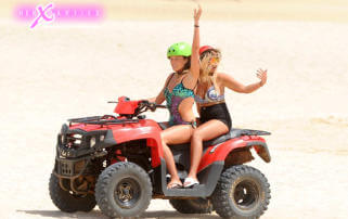 Quad biking