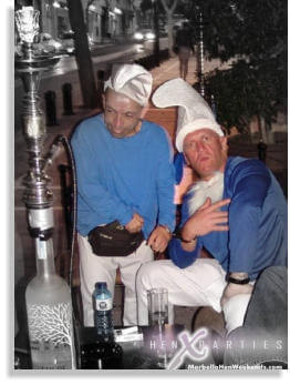 Handcuff service Puerto Banus, blue smurf