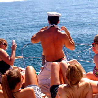 Benalmadena hen party on boat