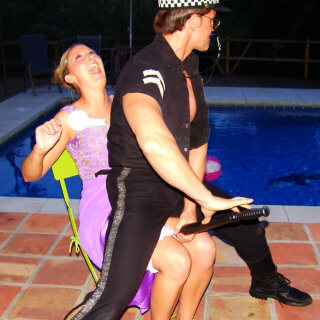 Malaga male stripper at villa or apartment