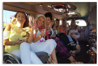 Malaga airport transfer with cheeky butler and sexy bunny